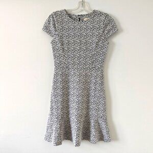 MICHAEL Michael Kors Petite Floral Fit-and-Flare Dress, Women's Size XS Cotton